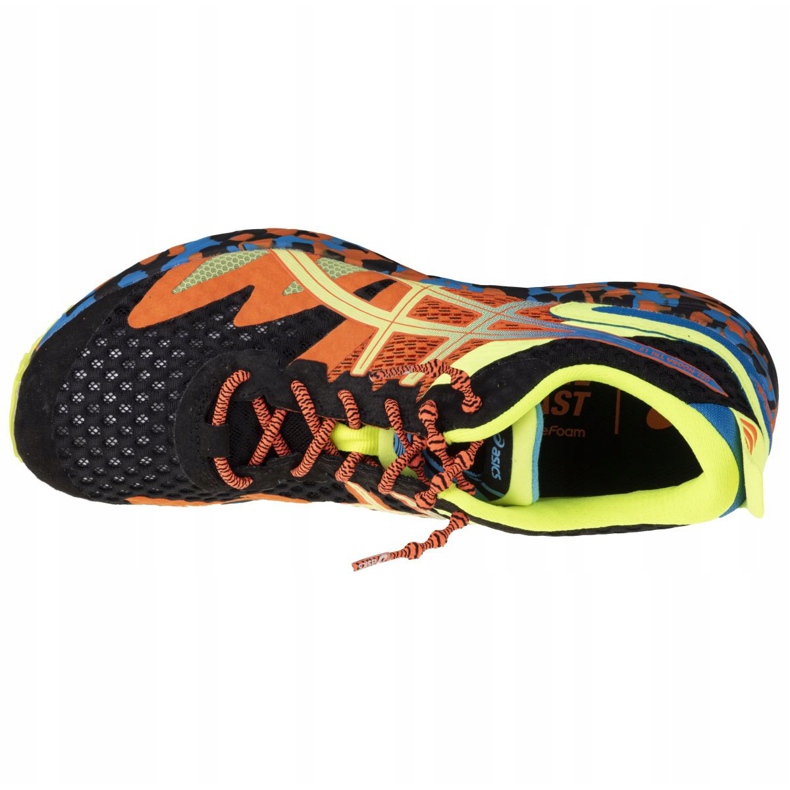 Asics Gel-Noosa Tri 12 M 1011B277-005 cipő fekete kék narancssárga sárga 2