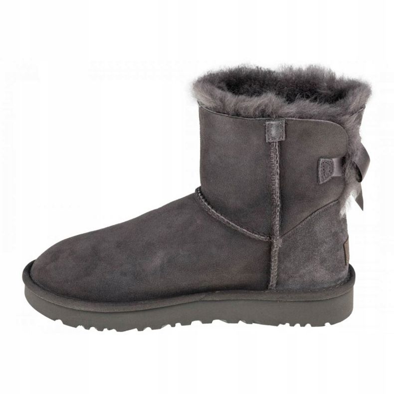 Ugg Mini Bailey Bow Ii W 1016501-GREY cipő fekete 1