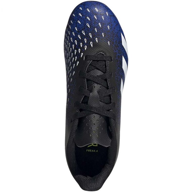 Adidas Predator Freak .4 FxG Jr FY0626 futballcipő fekete fekete 1 Adidas Predator Freak .4 FxG Jr FY0626 futballcipő fekete fekete 1