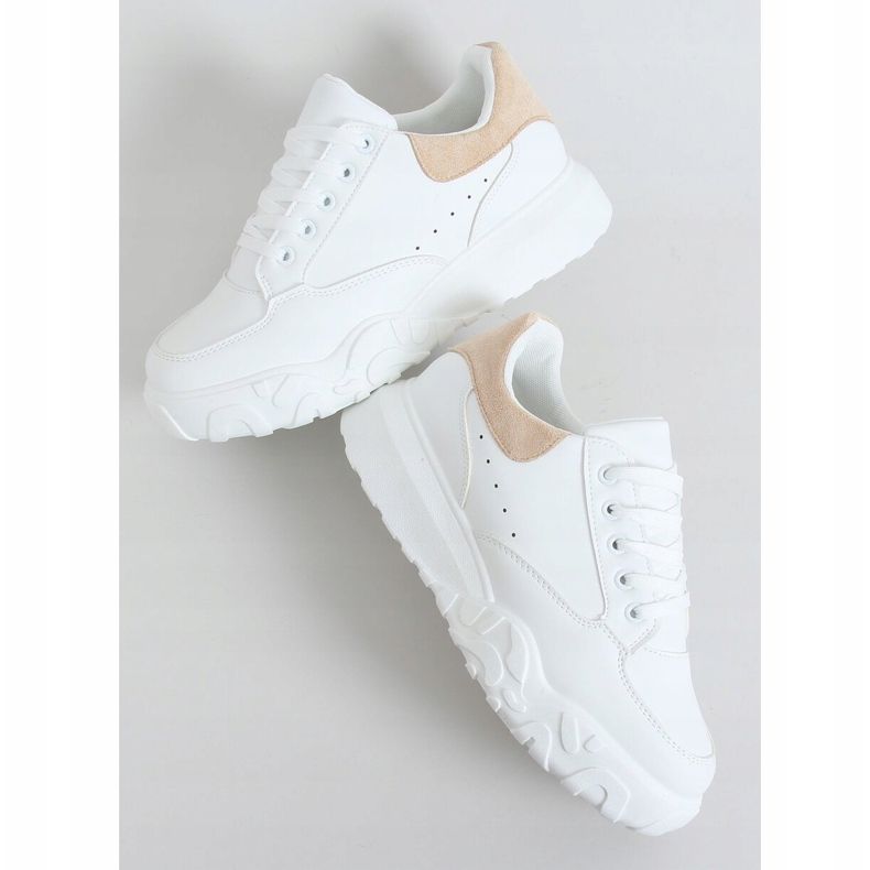 Fehér női cipők VL124P Bézs 1