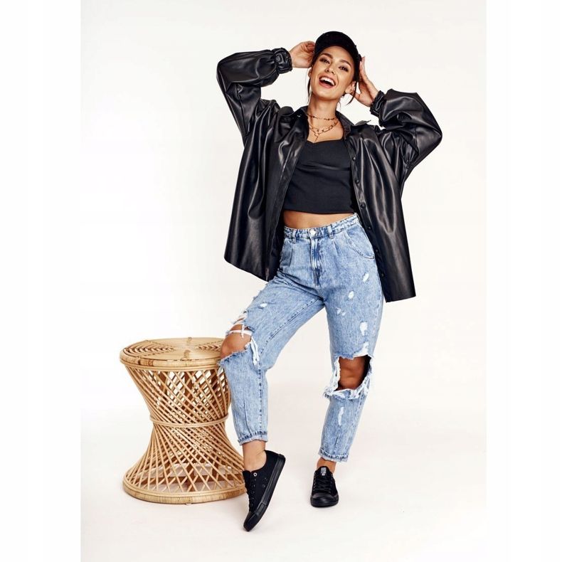 Női cipők Big Star Black AA274009 fekete 1