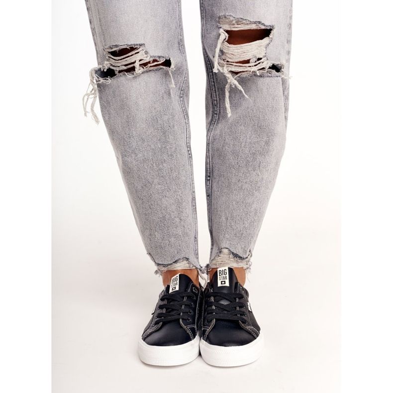 Női cipők Big Star Black EE274315 fekete 2