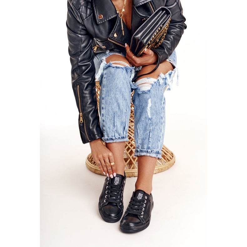 Női cipők Big Star Black V274871 fekete 1