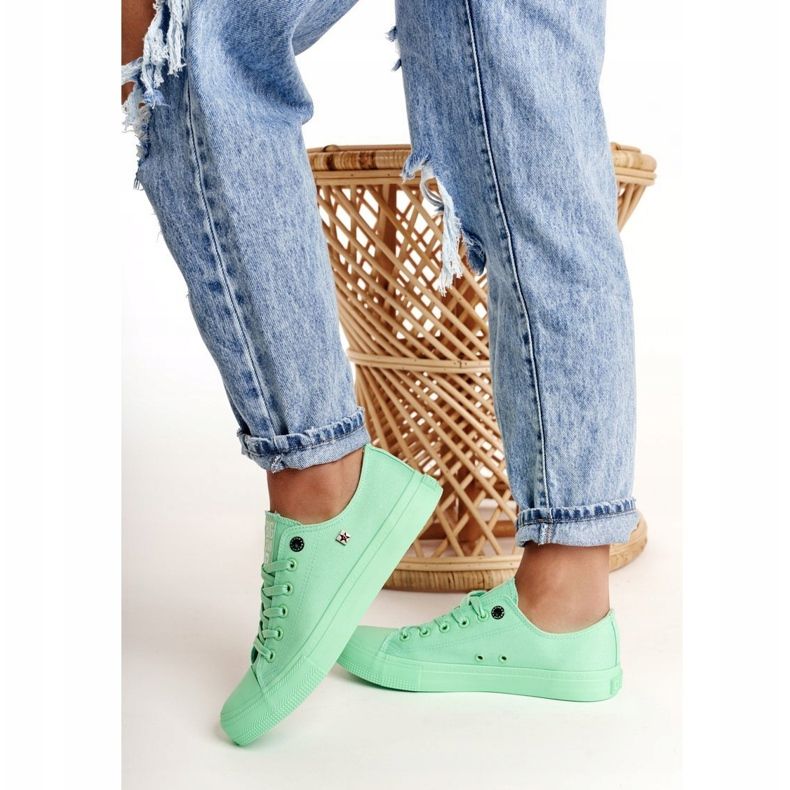 Női cipők Big Star Green AA274030 zöld 1