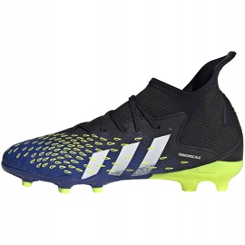 Futballcipő adidas Predator Freak.3 Fg Junior sötétkék-zöld FY0613 fekete fekete 1