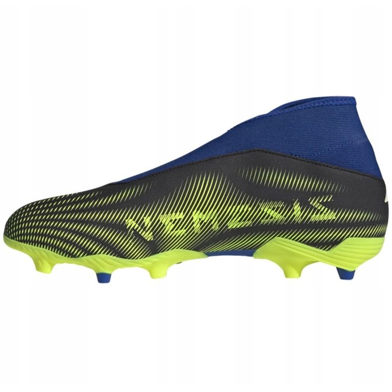 Adidas Nemeziz.3 Ll Fg M FW7411 futballcipő fehér, fekete, kék, sárga fekete 1