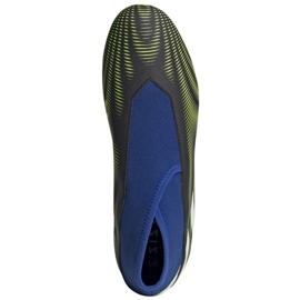 Adidas Nemeziz.3 Ll Fg M FW7411 futballcipő fehér, fekete, kék, sárga fekete 2