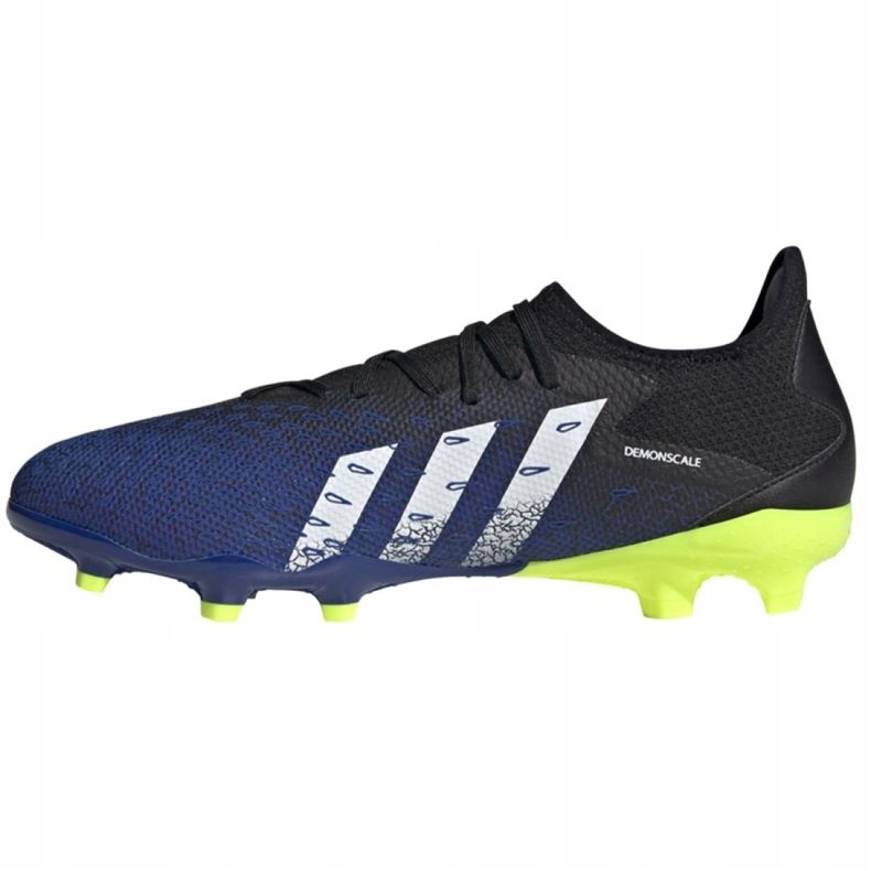 Adidas Predator Freak.3 L Fg M FY0615 futballcipő fehér, fekete, királyi fekete 1