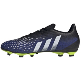 Adidas Predator Freak.4 FxG M FY0625 futballcipő fehér, fekete, királyi fekete 1