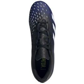 Adidas Predator Freak.4 FxG M FY0625 futballcipő fehér, fekete, királyi fekete 2