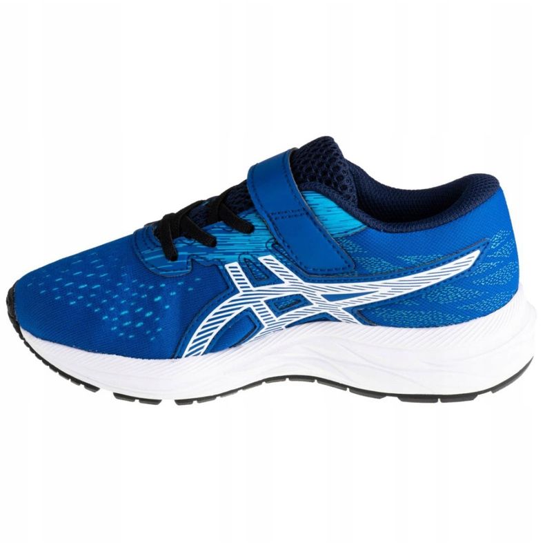 Asics Pre Excite 7 Ps Jr 1014A101-401 fehér sötétkék kék 1