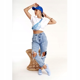 Női klasszikus alacsony cipők Big Star AA274029 világoskék 2