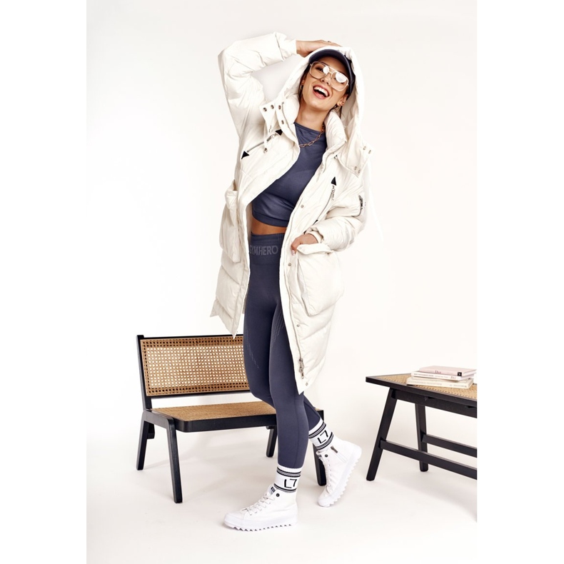 Női magas tornacipő Big Star FF274241 Fehér 2