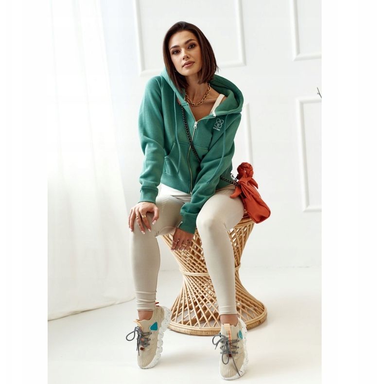 PS1 Női sportzokni Bézs divat úttörő barna 2