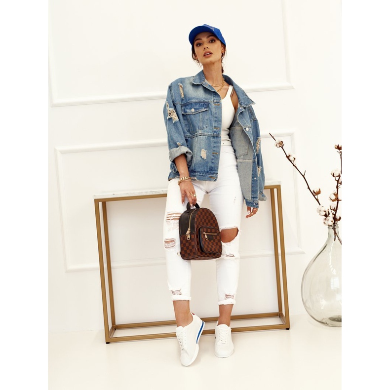 PS1 Női sportcipő Cipők Fehér Nova piros sötétkék 1