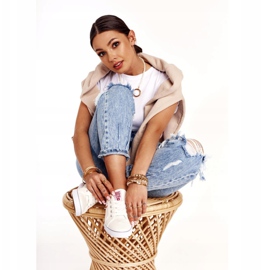 Női cipők Big Star DD274892 Fehér-Piros 1