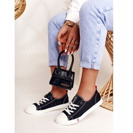 Női cipők Big Star FF274085 Fekete és piros 1