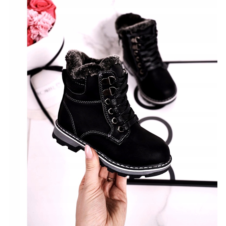 Fur Black Luke szigetelésű gyermekfogók fekete 3