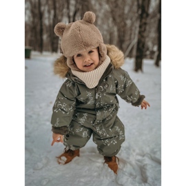FRROCK Gyermek Trappers Csizma cipzárral Camel Dexter barna 1