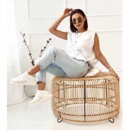 PS1 Női cipők a platformon Fehér és bézs színű Riri 2