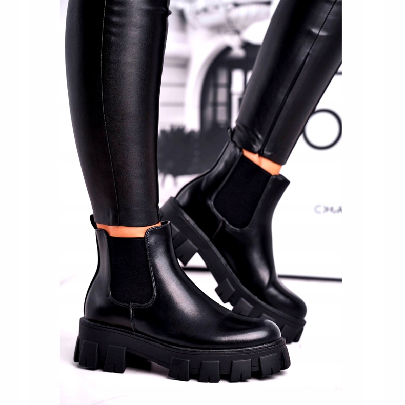 SEA Női csizma Jodhpur csizma Morie Black fekete 2