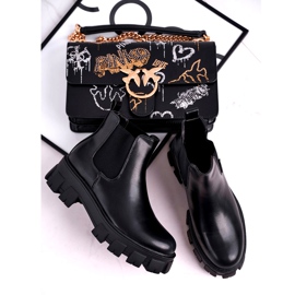 SEA Női csizma Jodhpur csizma Morie Black fekete 4