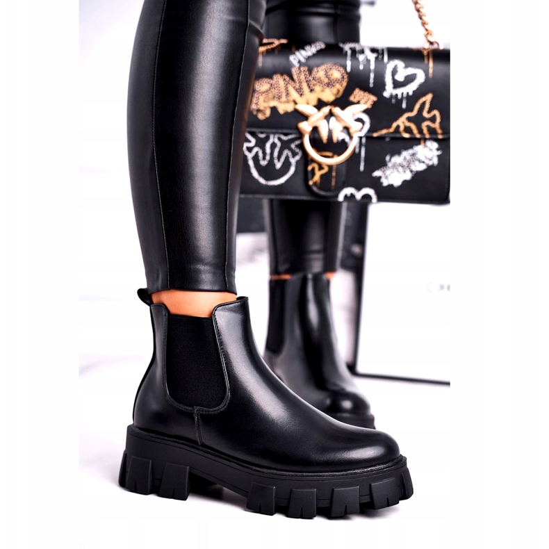 SEA Női csizma Jodhpur csizma Morie Black fekete 1