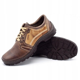 Joker Férfi túracipő 192 barna bézs 2