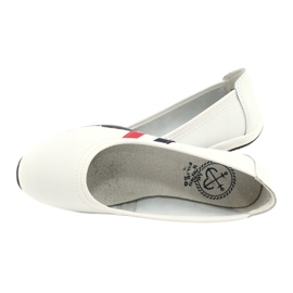 Női sportbalerinák Filippo DP2063 / 21 fehér piros sötétkék 4