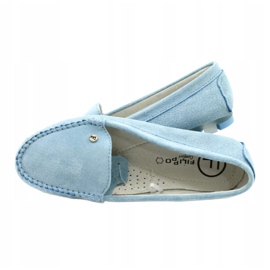 Női bőrcipők Filippo DP2037 / 22 kék 5