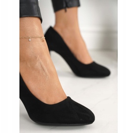 PJ1 Klasszikus szivattyúk egy bárban Suede Black Eleanor fekete 2