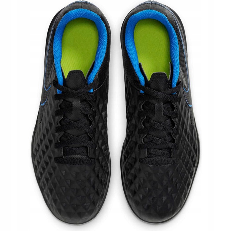 Nike Tiempo Legend 8 Club Tf Junior AT5883 090 futballcipő fekete fekete 1