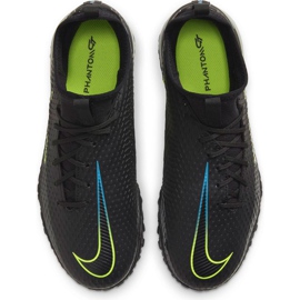 Nike Phantom Gt Academy Df Tf Junior CW6695 090 futballcipő fekete fekete 1