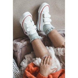 Gyermek cipők tépőzárral Big Star HH374199 Fehér 2