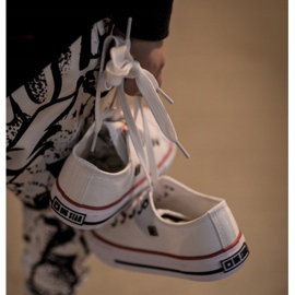 Gyermek klasszikus alacsony tornacipő Big Star HH374089 Fehér 2