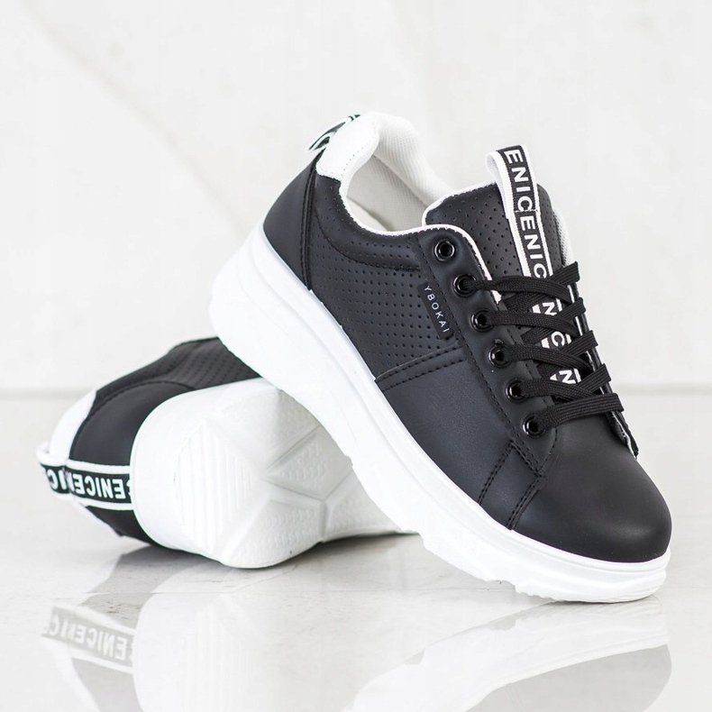 SHELOVET Cipők A Fehér Szép Platformon fekete 1