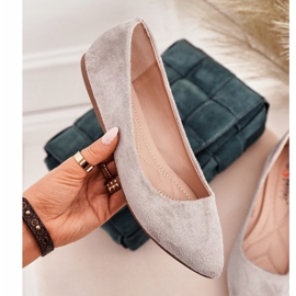 PS1 Szürke női balerinák Suede Dermeno 1 PS1 Szürke női balerinák Suede Dermeno 1