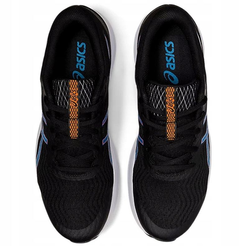 Asics Patriot 12 fekete -kék férfi futócipő 1011A823 004 1