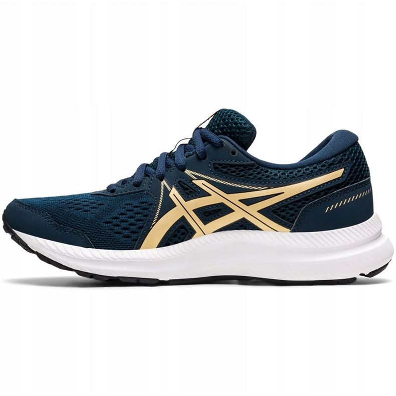 Női cipő Asics Gel-Contend 7 sötétkék 1012A911 401 aranysárga 1