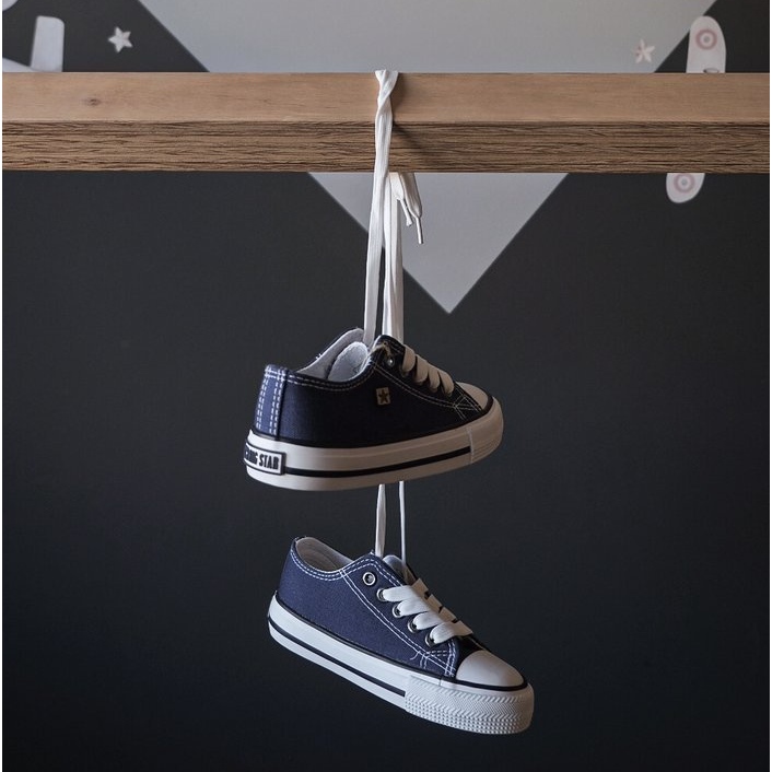 Gyermek cipők Big Star Navy Blue FF374202 kék 1