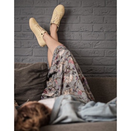 Női cipők Big Star Yellow DD274441 sárga 1