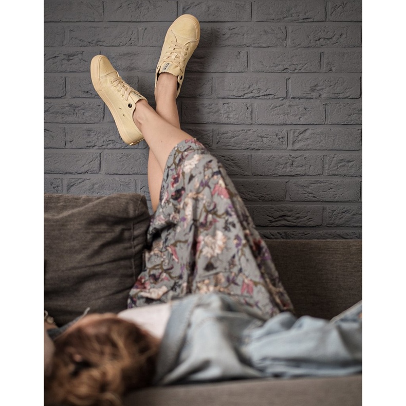 Női cipők Big Star Yellow DD274441 sárga 1