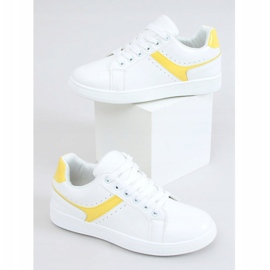 Fehér női cipők 999-52 Sárga 1