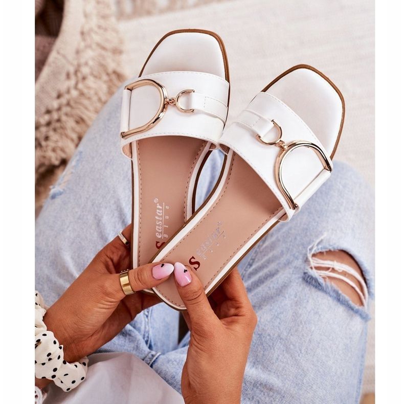 PS1 Női elegáns papucs Fehér Debbie 2