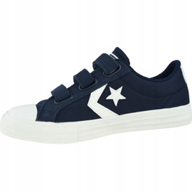 Converse Star Player Low Kids 667547C cipő fehér sötétkék 1