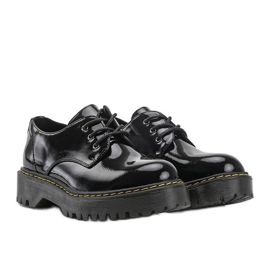 Fekete lakkozott csizma, Marilyn csizma 1