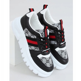 Design fekete sportcipő 205081 Fekete sokszínű 1