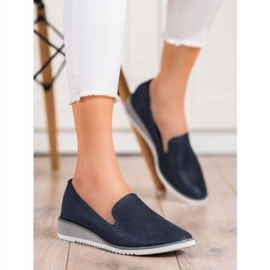 Goodin Áttört bőrbordák kék 2