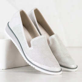 Goodin Áttört bőrbordák ezüst szürke 2 Goodin Áttört bőrbordák ezüst szürke 2