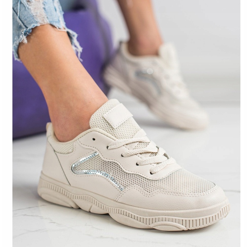 Ideal Shoes Alkalmi bézs cipők 2